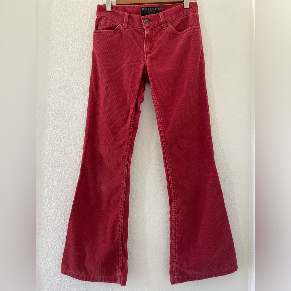 Juicy couture vintage low rise flare  corduroy 25